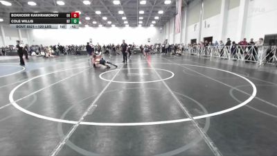 120 lbs Consi Of 32 #1 - Bokhodir Kakhramonov, OH vs Cole Willis, NY