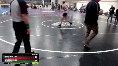 150 lbs Finals (8 Team) - Dalton Voss, St. Peter vs Beau Koktan, GSL