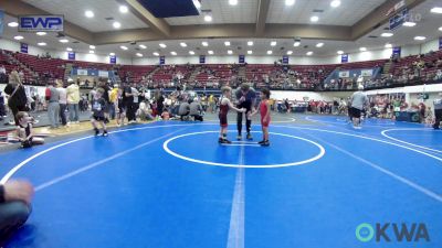 46 lbs Round Of 32 - Jaziah Fleener, Lions Wrestling Academy vs Samuel Voss, Skiatook Youth Wrestling