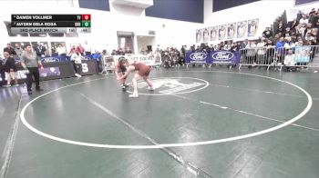 150 lbs 3rd Place Match - Damen Vollmer, Temecula Valley vs Jayden Dela Rosa, Burbank