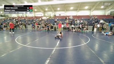 85 lbs Champ. Round 1 - Romney Vuki, Team Pride Academy vs Brax Williams, Sanderson Wrestling Academy