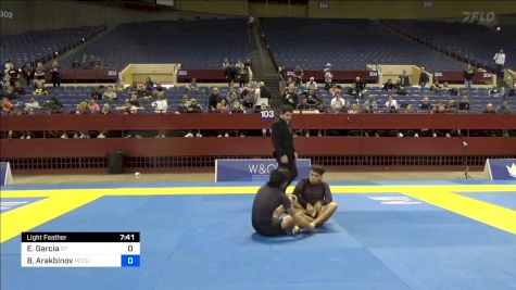 Edgar Garcia vs Bair Arakbinov 2024 Pan IBJJF Jiu-Jitsu No-Gi Championship