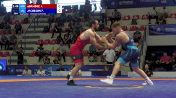 77 kg Qualif. - Khvicha Ananidze, Georgia vs Payton Jon Jacobson, United States