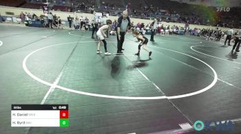 61 lbs Final - Hudson Daniel, Sperry Wrestling Club vs Hagen Byrd, Salina Wrestling Club