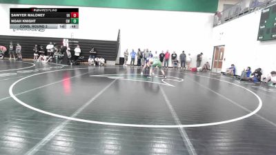 138 lbs Cons. Round 2 - Noah Knight, Chickasha Wrestling vs Sawyer Maloney, Elkhorn North