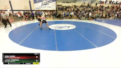 149 lbs Champ. Round 1 - Josh Dorr, North Central College vs Lucio Morgan, UW-Whitewater