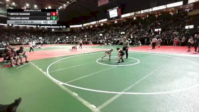 85 lbs Champ. Round 2 - Bryce Barker, ASC1 vs Holden Davis, BKV1