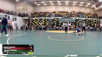 126 lbs Quarterfinal - Bryer Stenson, SHERIDAN vs Evan Kusmits, MANCHESTER