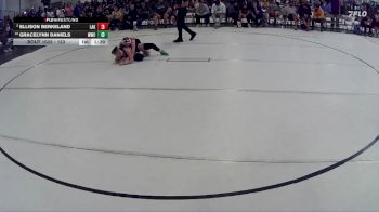 123 lbs Champ. Round 1 - Gracelynn Daniels, Wayne Wrestling Club vs Ellison Berkeland, Lakeview