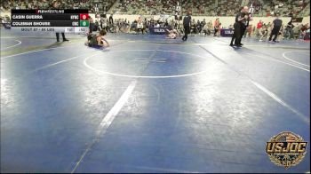 84 lbs Consi Of 4 - Casin Guerra, Newcastle Youth Wrestling vs Coleman Shouse, Cowboy Wrestling Club