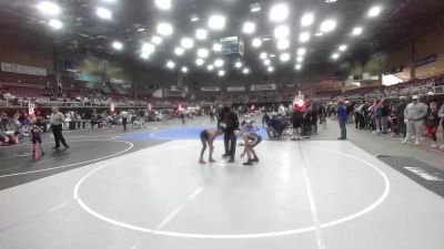 85 lbs Quarterfinal - Dominic Sanchez, Top Rank Hammers vs Carson Johnson, Duran Elite