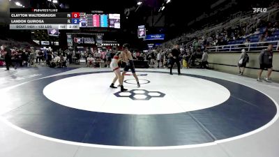 132 lbs Cons. Sub-rd Of 32 - Clayton Waltenbaugh, PA vs Landon Quiroga, FL