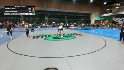 110 lbs Cons. Round 4 - Brynn Lavell, Foothill vs Dalilah Mora, Millikan