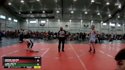 215 lbs Round 1 (6 Team) - Luke Geltz, Top Level vs Javian Aguon, Capital City WC