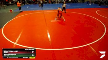 140 lbs Quarterfinal - Bryson Kipka, Big Lake vs Brock Holland, NRHEG