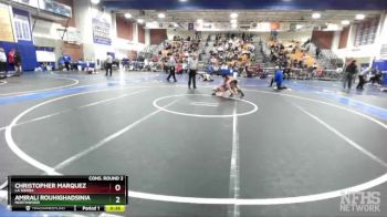 106 lbs Cons. Round 2 - Amirali Rouhighadsinia, Northwood vs Christopher Marquez, La Sierra