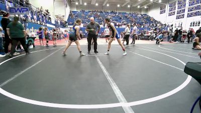 117 lbs Rr Rnd 2 - Lylah Harrington, Choctaw Ironman Youth Wrestling vs Daisie Bledsoe, Woodland Wrestling Club