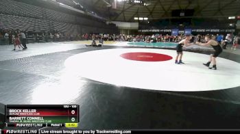 105 lbs Cons. Semi - Brock Keller, Outlaw Wrestling Club vs Barrett Connell, Tahoma Jr. Bears Wrestling Club