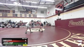 285 lbs 3rd Place Match - Marco Silva, Fresno City vs Johnell Ward, Bakersfield College