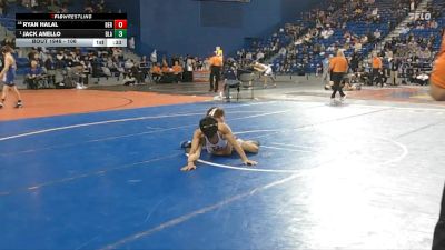 106 lbs Cons. Semi - Ryan Halal, Bergen Catholic vs Jack Anello, Blair Academy