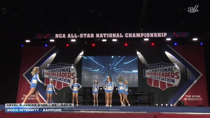 SoCo Intensity - Sapphire [2026 L5 Junior Coed - D2 Day 2] 2026 NCA All ...