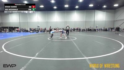 96 lbs Rr Rnd 2 - Ethan Harris, Roundtree Wrestling Academy 12u vs Rex McDonald, Powerhouse Elite 12U