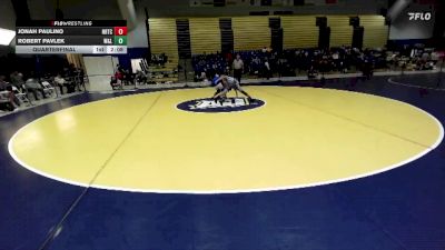 149 lbs Quarterfinal - Robert Pavlek, Washington & Lee vs Jonah Paulino, Noke Wrestling RTC