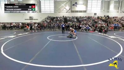 66 lbs Cons. Round 2 - Samuel Lewis, Journeymen Wrestling Club vs Richard Schimpf, Webster Schroeder Youth Wrestling