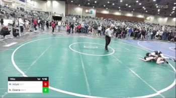 74 lbs Quarterfinal - Michael Hoye, Cottage Grove WC vs Nathan Owens, MatTime