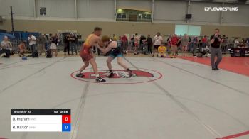 72 kg Round Of 32 - Quienton Ingram, Knights Wrestling Club vs Reese Dalton, NMU-OTS