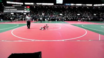 68 lbs Cons. Round 1 - Tyler Kusmirek, BKV1 vs Logan Scott, EAG2