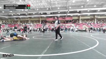120 lbs Semifinal - Adin Wessley, Kansas Young Guns vs Braddock Unger, Lincoln Squires