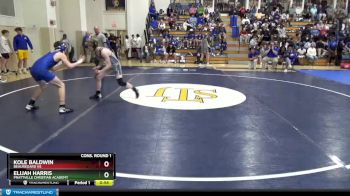 128 lbs Cons. Round 1 - Elijah Harris, Prattville Christian Academy vs Kole Baldwin, Beauregard HS