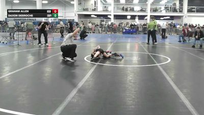 48 lbs Quarterfinal - Graham Allen, New Canaan vs Daxon Desroche, Empire WC (NH)