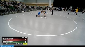 106 lbs Cons. Round 2 - Elijah Archer, Oklahoma vs Joseph Drewry, Christian Brothers High School Wrestling