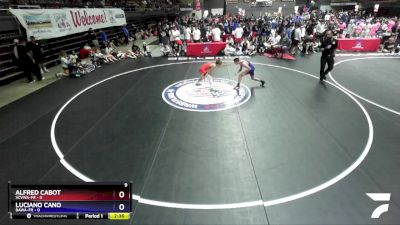 113 lbs Round 3 (16 Team) - Alfred Cabot, SCVWA-FR vs Luciano Cano, BAWA-FR