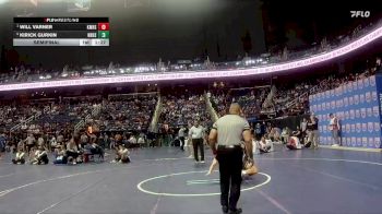 3A 150 lbs Semifinal - Will Varner, Kings Mountain High School vs Kirick Gurkin, North Brunswick High School