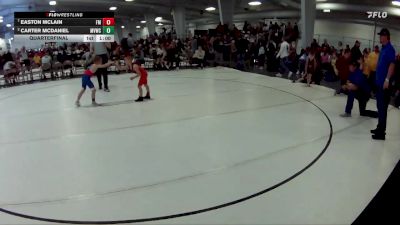 24 lbs Quarterfinal - Easton McLain, Fairbury Matmen vs Carter McDaniel, Medicine Valley Wrestling Club
