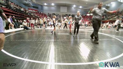 67 lbs Consi Of 8 #2 - Kimber Carver, Collinsville Cardinal Youth Wrestling vs Prim Merrell, Mannford Pirate Youth Wrestling