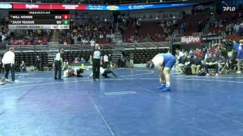 1A-285 lbs Champ. Round 2 - Will Howes, MFL MarMac vs Zach Teague, West Central Valley