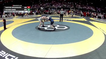 D2-106 lbs Cons. Round 2 - Hayden Jones, Brookville vs Sawyer Broadwater, Carrollton
