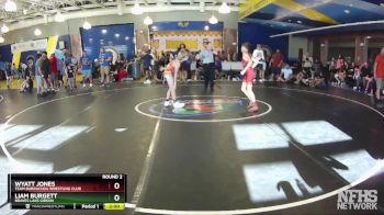 80 lbs Round 2 - Liam Burgett, Braves Lake Gibson vs Wyatt Jones, Team Barracuda Wrestling Club