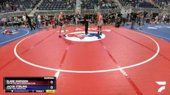 119 lbs Semifinal - Slade Swensen, Top Of The Rock Wrestling Club vs Jacob Stirling, Camel Kids Wrestling