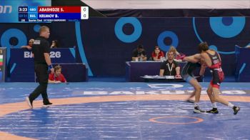 51 kg 1/4 Final - Saba Abashidze, Georgia vs Boris Krumov, Bulgaria