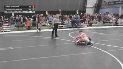 106 lbs Cons. Rd Of 32 - Wesley Martin, Elevate Wrestling Academy vs Brody Gherardini, Team Grand Valley Elite