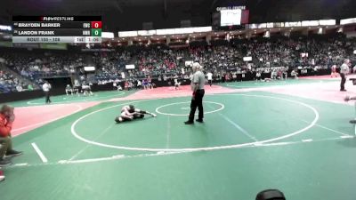 108 lbs Champ. Round 1 - Landon Frank, NMR3 vs Brayden Barker, EWC3