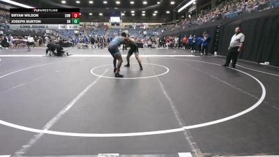197 lbs Cons. Round 3 - Joseph Burton, Unattached vs Bryan Wilson, Cowley College