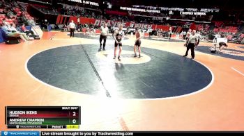 3A 138 lbs Champ. Round 1 - Andrew Chamkin, Lincolnshire (Stevenson) vs Hudson Ikens, DeKalb