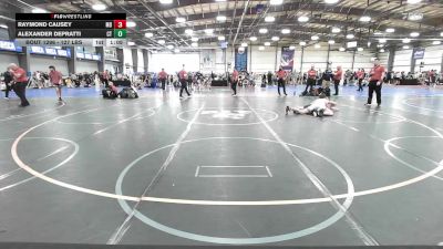 127 lbs Quarterfinal - Raymond Causey, MD vs Alexander Depratti, CT