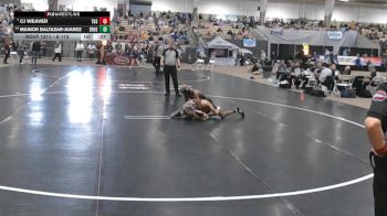 A 113 lbs Cons. Round 3 - CJ Weaver, Tullahoma High School vs Mainor Baltazar-Juarez, East Ridge High School